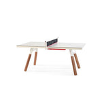 RS Barcelona - 180 You & Me Ping-Pong Table / Dinning Table - White - Playoffside.com