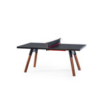 RS Barcelona - 180 You & Me Ping-Pong Table / Dinning Table - Oak Wood & Black - Playoffside.com
