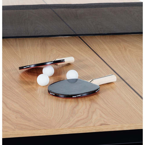 220 You & Me Ping-Pong Table / Dinning Table - Oak Wood & Black - RS Barcelona - Playoffside.com
