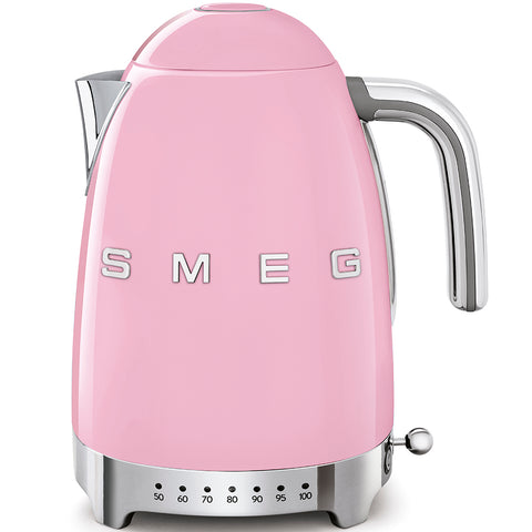 Smeg - Smeg Kettle with Temperature Control - Pink - Playoffside.com