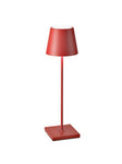 Zafferano Poldina Pro Table Lamp Available in 12 Colors - Red - Zafferano - Playoffside.com