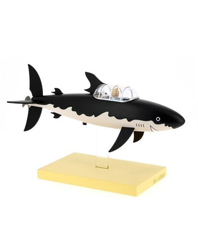 Tintin Shark Submarine Resin Figur Erhältlich in 2 Größen