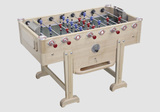Retro Vintage Design Stella Football Table Available in 5 Colours - Retro Beech / Round red handles - Stella - Playoffside.com