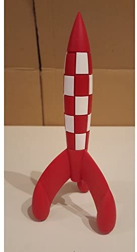 A4 Plastic Folder The Adventures of Tintin The Lunar Rocket taking off  (15134)