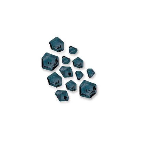 KAMYKI Decorative Steel Stones Available in 3 Colors & 3 Sizes - Cosmic Blue / Set x12 - Zieta - Playoffside.com