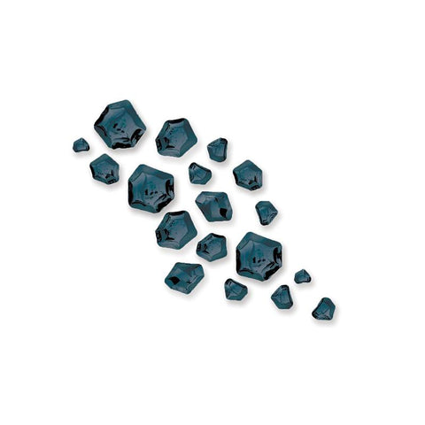 KAMYKI Decorative Steel Stones Available in 3 Colors & 3 Sizes - Cosmic Blue / Set x18 - Zieta - Playoffside.com