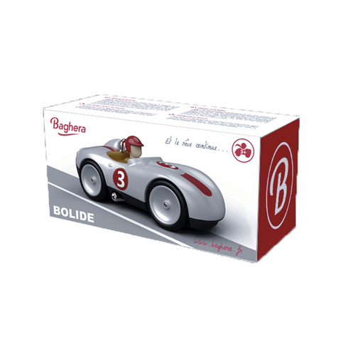 Baghera - Sports Car Racing Car Suitable 3 years plus Available in 2 colours - White - Playoffside.com
