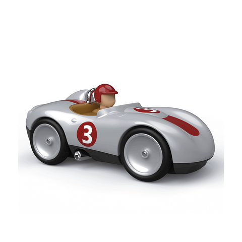 Baghera - Sports Car Racing Car Suitable 3 years plus Available in 2 colours - Silver - Playoffside.com