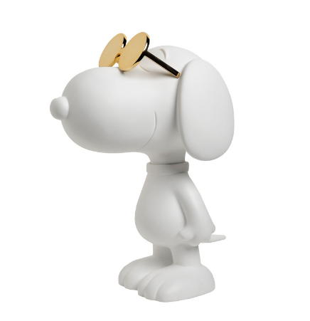 Snoopy Figurines with Sunglasses Available in 2 Sizes & 3 Colors - 27 cm / Gold - LeblonDelienne - Playoffside.com