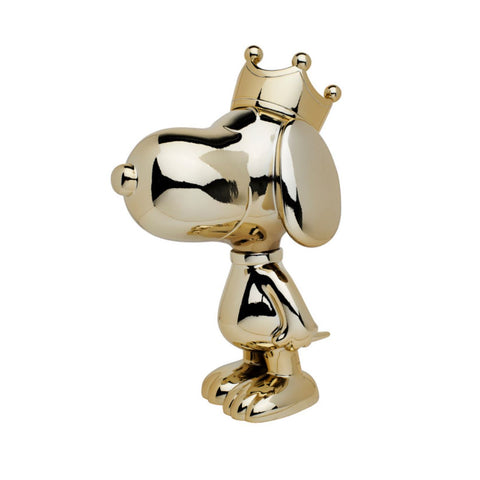 LeblonDelienne - Snoopy With Crown 31cm Chrome Gold - Default Title - Playoffside.com