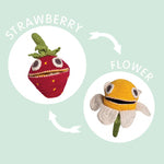 Myum - Mary Strawberry Reversible Baby Fruit Toy - Default Title - Playoffside.com