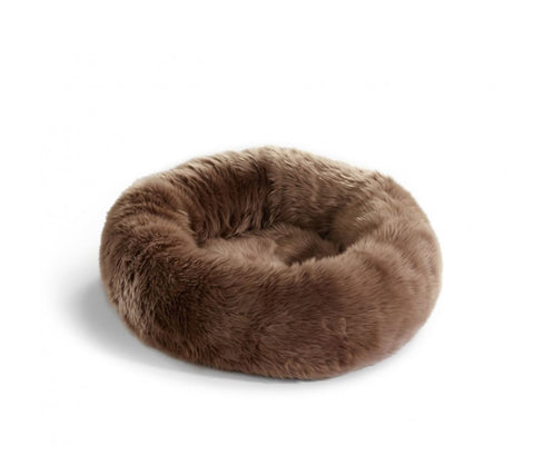 MiaCara - Luxury Faux Fur Cat Bed Lana Available in 3 colours - Brown - Playoffside.com