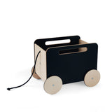 Ooh Noo - Monochrome Toy Chest on Wheels Available in 2 Colours - Black - Playoffside.com
