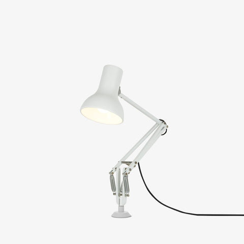 Anglepoise Type 75 Mini Lamp with Desk Insert Available in 3 Colours - Alpine White - Anglepoise - Playoffside.com