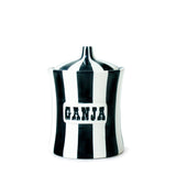 Ganja Modern Design Canister Adler Available in 2 Colours - Black and White - Jonathan Adler - Playoffside.com