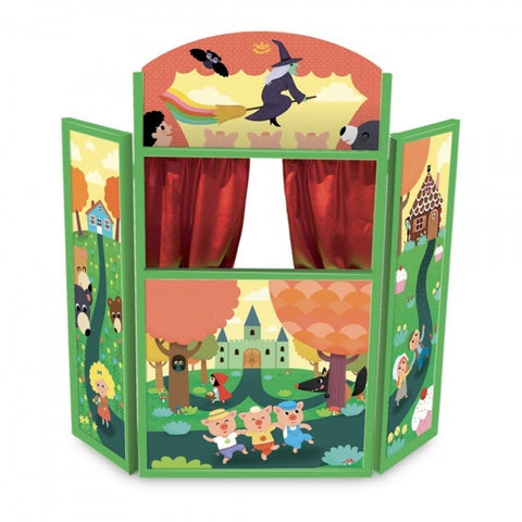 Vilac Toys - Children's Wooden Standing Fairy Tales Theatre - Default Title - Playoffside.com