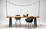 Matteo Teak Dining Table Available in 2 Colors - Black - Vincent Sheppard - Playoffside.com