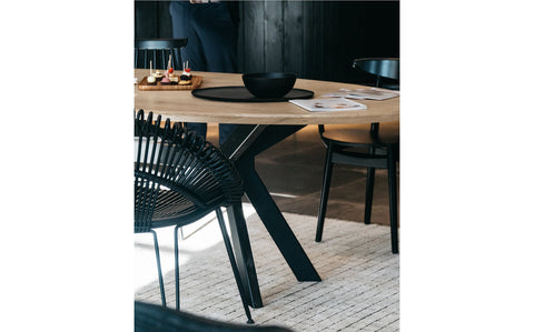Albert Ellipse Dining Table Available in 3 Styles & 2 Sizes - Smoke oak oil / 280x115 - Vincent Sheppard - Playoffside.com