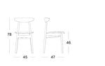 Teo Oak Dining Chair Available in 2 Colors - Natural oak - Vincent Sheppard - Playoffside.com