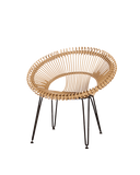 Roy Rattan Lazy Chair Available in 2 Colors - Camel - Vincent Sheppard - Playoffside.com