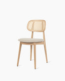 Titus Dining Chair Upholstered Available in 7 Colors & 2 Styles - Natural oak / Geneva sand stone - Vincent Sheppard - Playoffside.com