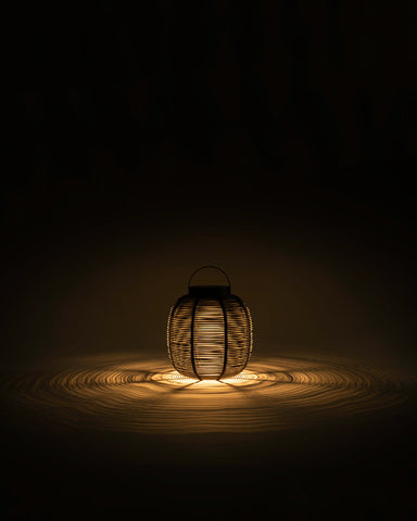 Tika Solar-powered Lantern Available in 2 Colors & 2 Sizes - Camel / Small - Vincent Sheppard - Playoffside.com