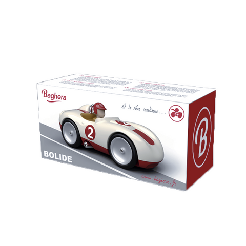 Baghera - Sports Car Racing Car Suitable 3 years plus Available in 2 colours - White - Playoffside.com