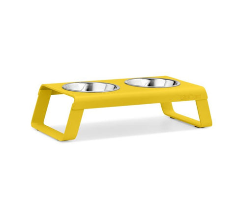 MiaCara - Contemporary Design Cat Feeder Desco Available in 4 coulours - Yellow - Playoffside.com